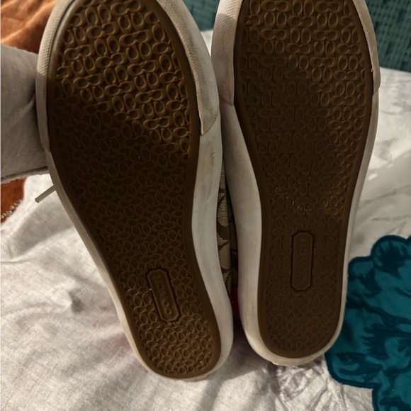 Coach Barrett Brown and Pink Sneakers size 7.5b - Picture 6 of 10